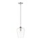 Z-Lite Joliet 1 Light Pendant, Chrome & Clear 473P9-CH - alternate 1